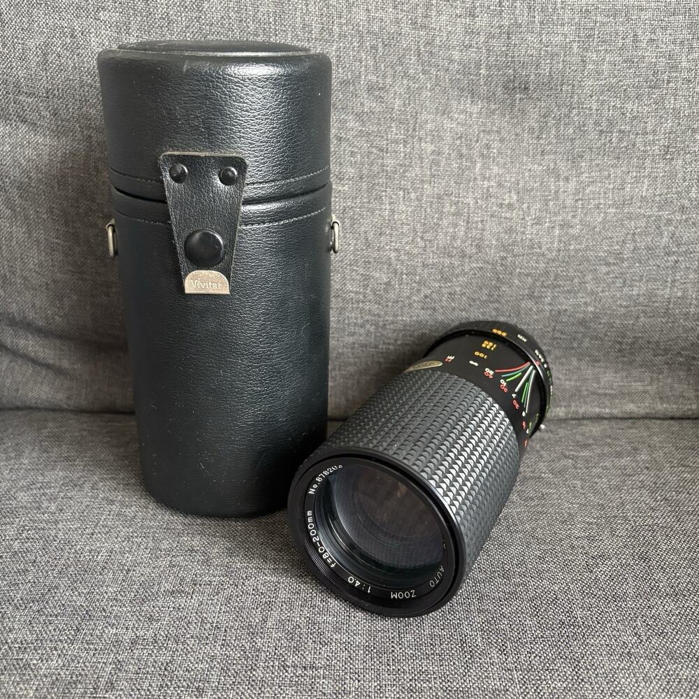 Focal MC Auto Zoom 1:4.5 80-200mm Lens Untested With‎ Case